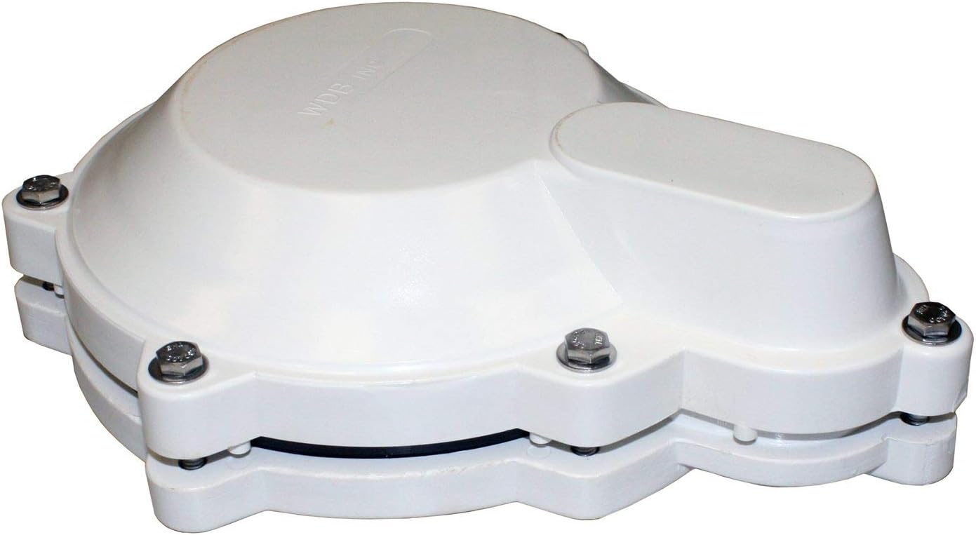 Merrill MFG Well Cap, ABS, 6' Casing W/ 1-1/4 IPS Conduit Tap Pack of 2