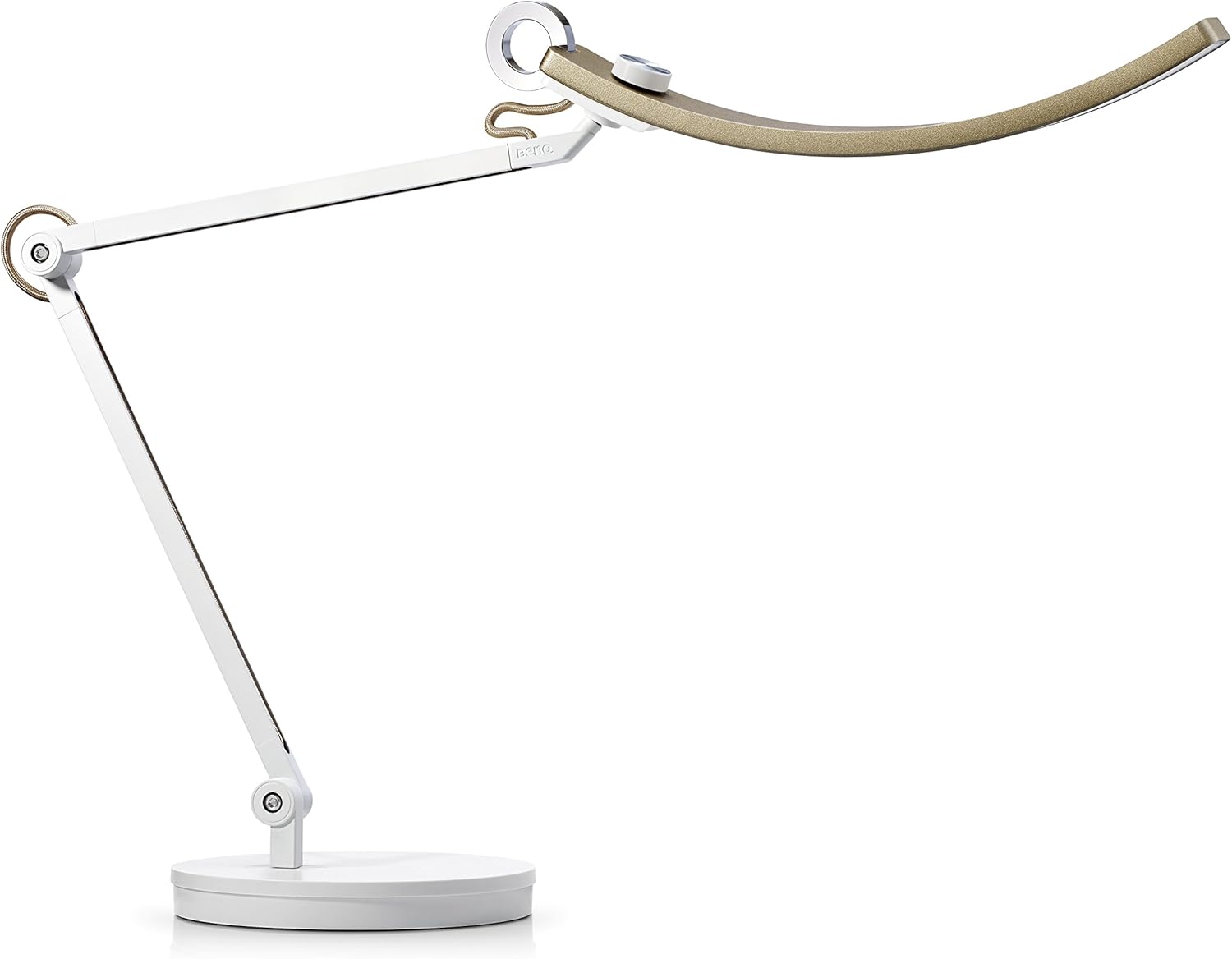 BenQ eReading LED Desk Lamp/Task Lamp/Swing Arm Lamp: Eye-Care, Auto-Dimming, CRI 95, 13 Color Temperatures, 35” Wide Illumination for Home Office, Bedroom, Living Room (Silver)