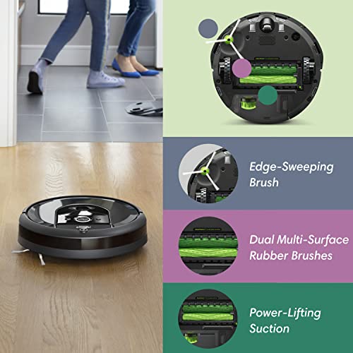 iRobot Roomba i3+ EVO (3550) Self-Emptying Robot Vacuum – Now Clean by Room with Smart Mapping, Empties Itself for Up to 60 Days, Works with Alexa, Ideal for Pet Hair, Carpets​, Roomba i3+