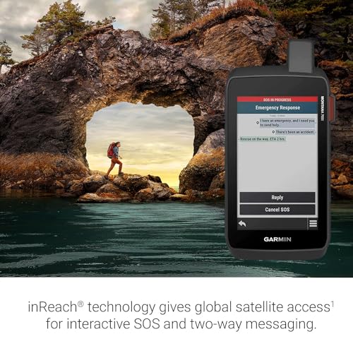 Garmin Montana 700i Rugged GPS Handheld with inReach and Dark Energy Poseidon Pro Indestructible Charger, Green Camo | Emergency SOS, 2-Way Message, Touchscreen, Topographic Mapping, Multi-GNSS
