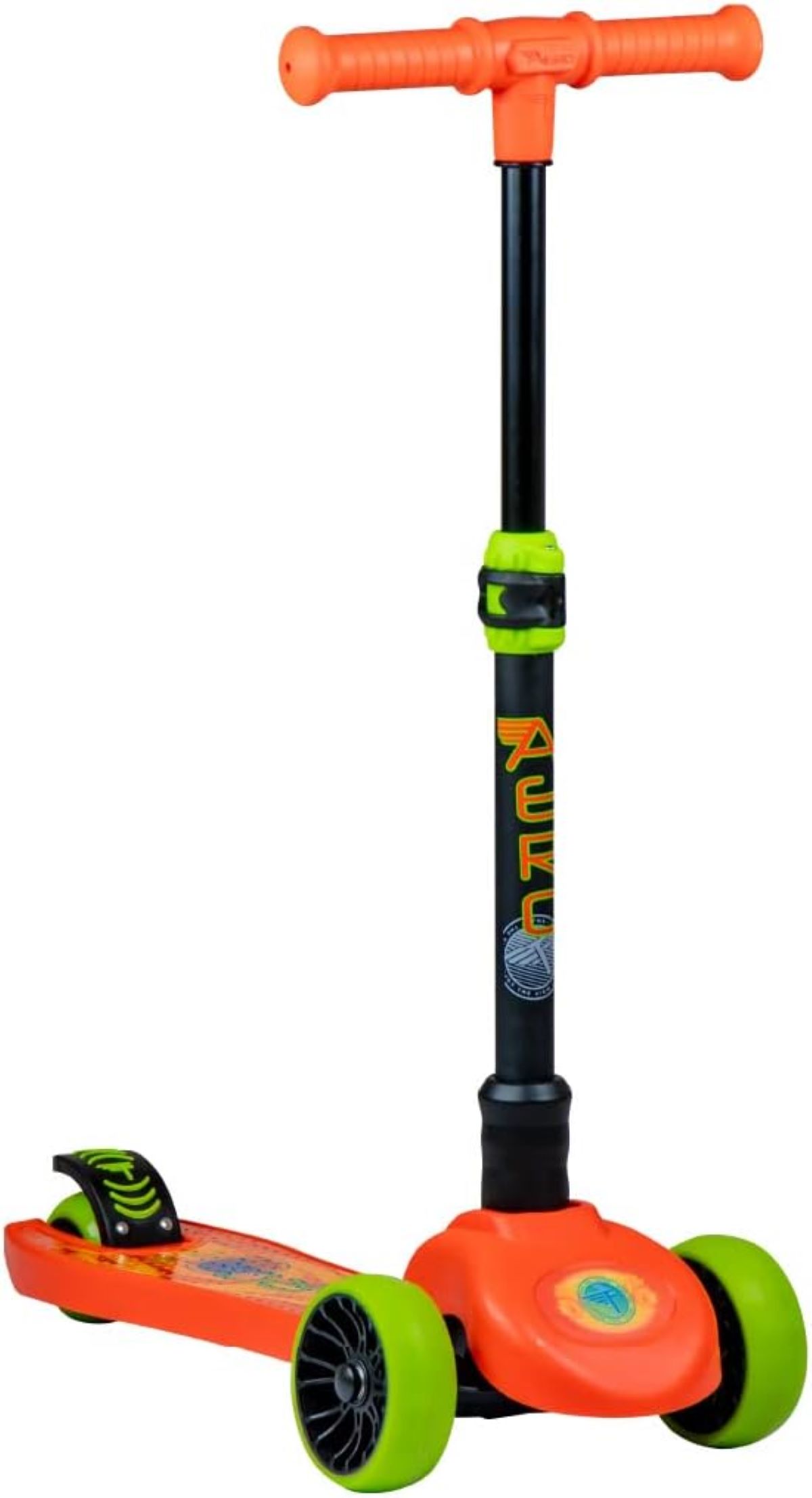 Flybar - Aero 3 LED wheel kick scooter - Orange Flame