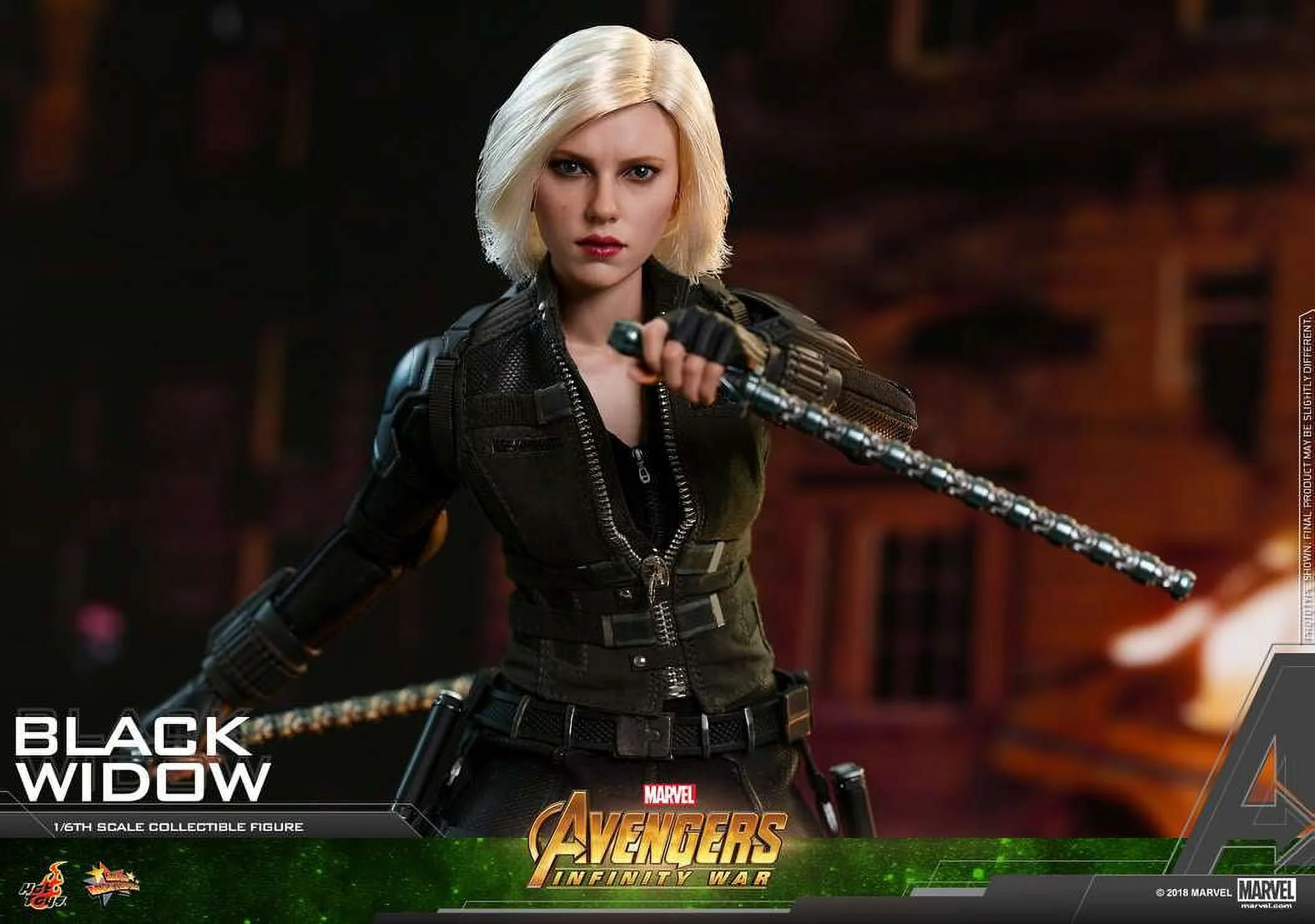 Hot Toys Movie Masterpiece Avengers Infinity War 16 Scale Figure Black Widow Japan Limited
