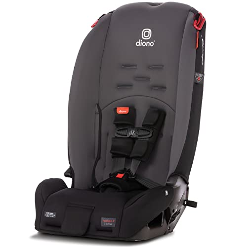 Diono Radian 3R, 3-in-1 Convertible Car Seat, Rear Facing & Forward Facing, 10 Years 1 Car Seat, Slim Fit 3 Across, Pink Blossom & Angle Adjuster Car Seat Leveler, Car Seat Wedge Cushion