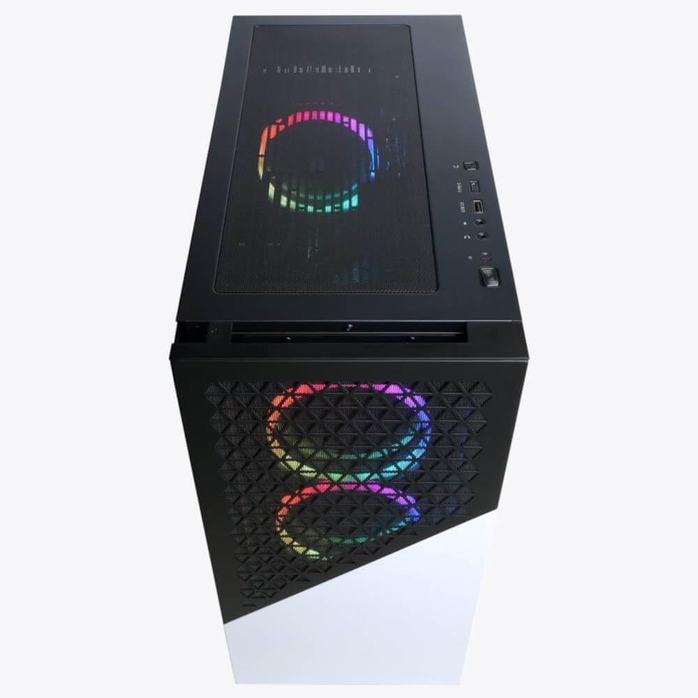 CyberpowerPC Gamer Master Gaming Desktop Computer, AMD Ryzen 7 7700 3.8GHz, 32GB RAM, 2TB SSD, NVIDIA GeForce RTX 4060 Ti 16GB, Windows 11 Home, White