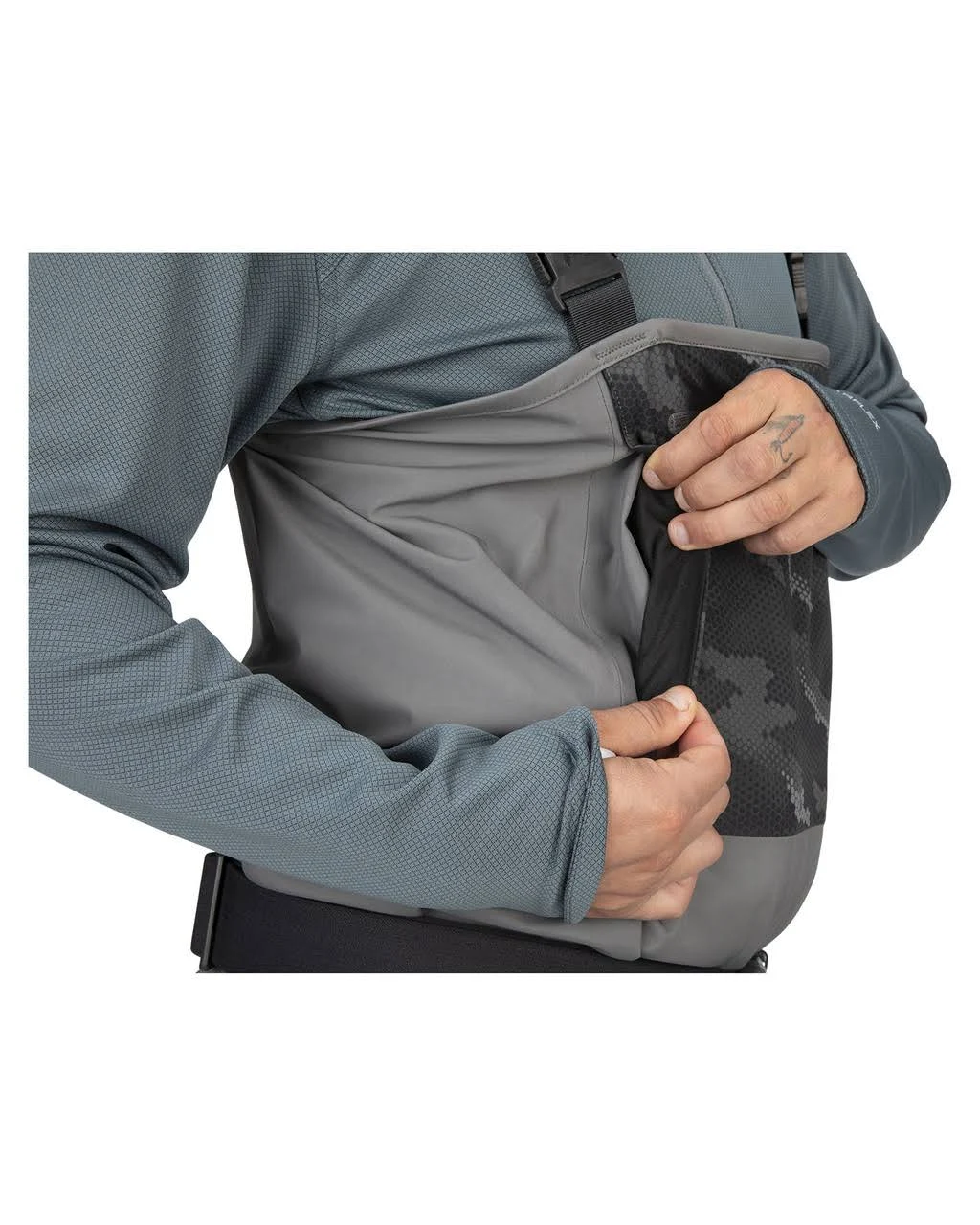 Simms Guide Classic Stockingfoot Wader - Carbon,MS