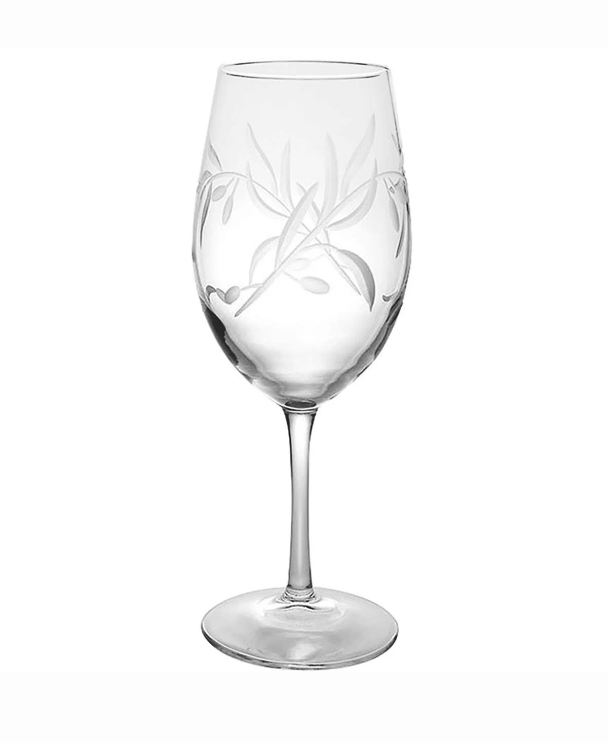 Rolf Glass Olive Branch 18 oz. Clear All Purpose Wine Glass (Set of 4)
