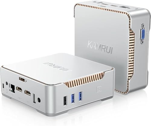 KAMRUI GK3 Plus N97 Mini PC,12th Alder Lake N97 CPU(3.6GHz) Mini Desktop Computers,8GB RAM 256GB PCIe M.2 SSD Micro pc,Gigabit Ethernet,4K UHD,WiFi5,BT4.2,VESA for Home Business Office