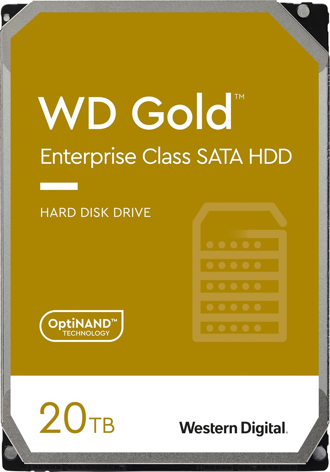 Western Digital 8TB WD Gold Enterprise Class Internal Hard Drive - 7200 RPM Class, SATA 6 Gb/s, 256 MB Cache, 3.5 - WD8004FRYZ