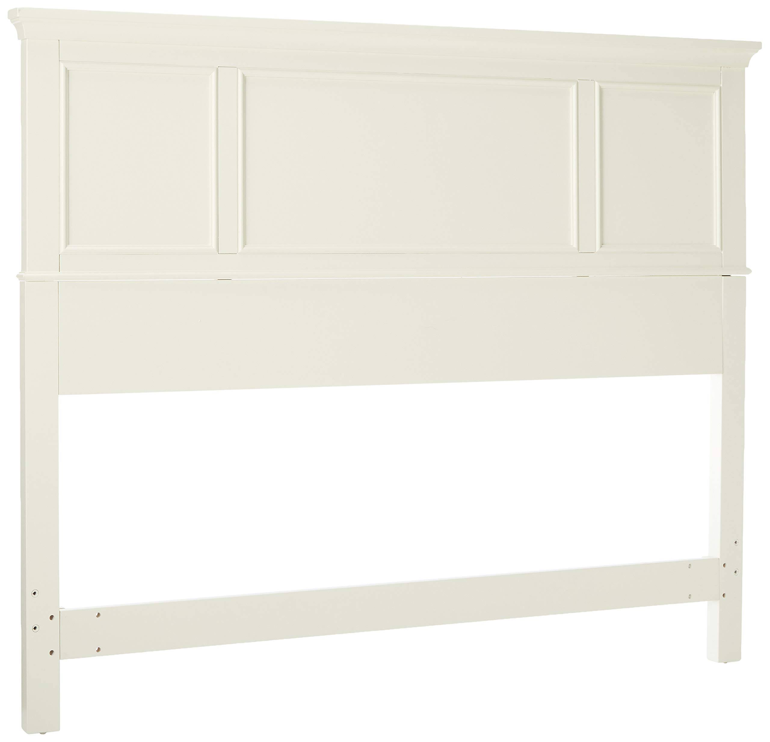 Home Styles 5530-501 Naples Queen Headboard, White Finish
