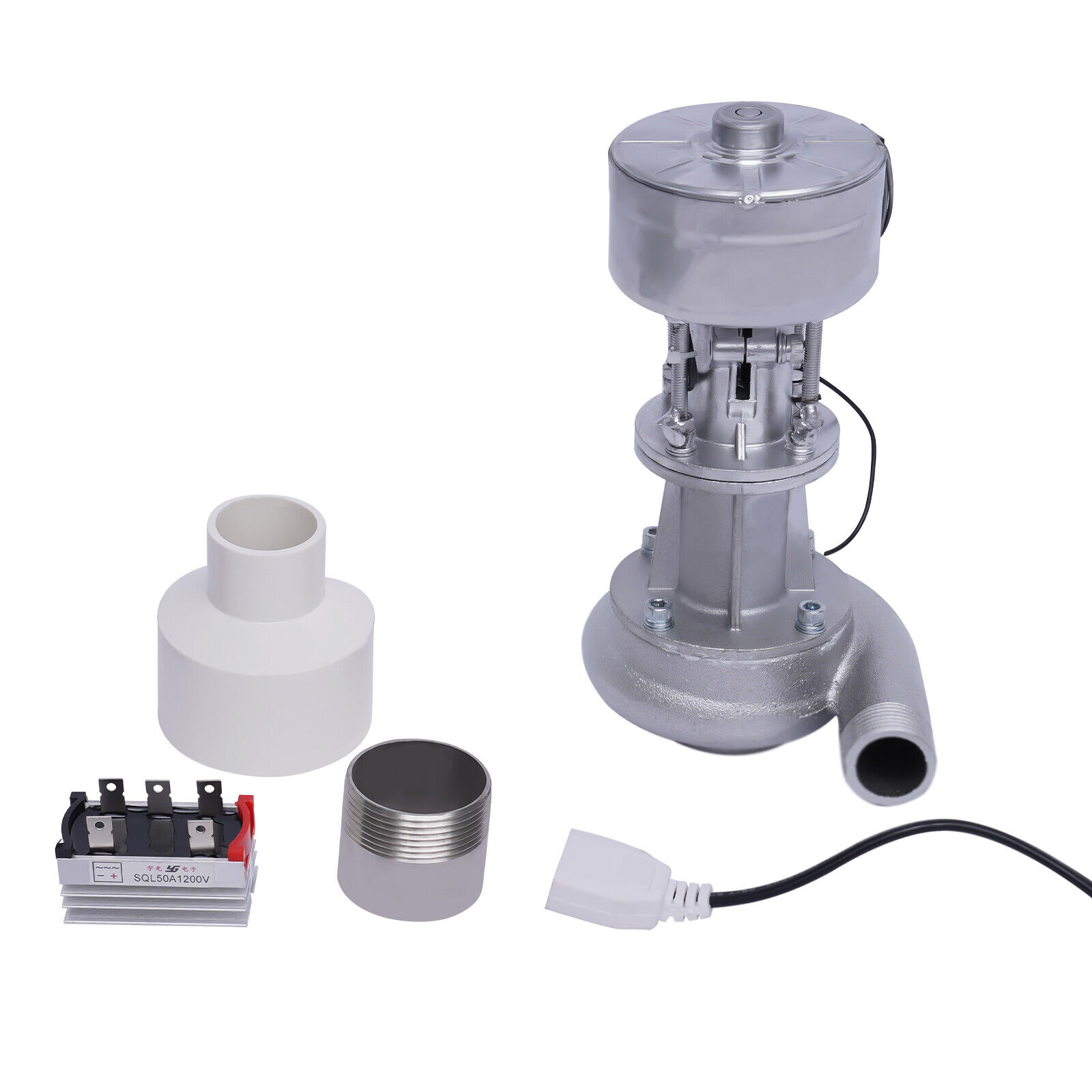 TOOL1SHOoo Micro Hydroelectric Generator 500 Watts 50hz 110 Volts High Power with Monitoring Portable