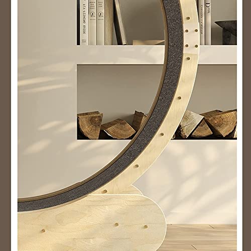 Cat Exercise Wheel Wooden Cat Wheel Exerciser Large Cat Exercise Wheel Pet Treadmill Toys Pet Running Machine for Pet Loss Weight and Daily Exercise for Cats Movement Wheel