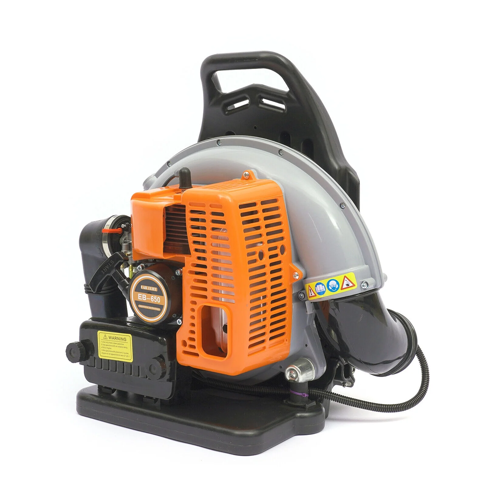 65CC 3.6HP Backpack Leaf Blower,2-Cycle Portable Backpack Blower Gas Powered, 635-CFM, Powerful Clearing Performance & Ergonomic Harness System, Air Blower for Garden Snow Dirt Debris