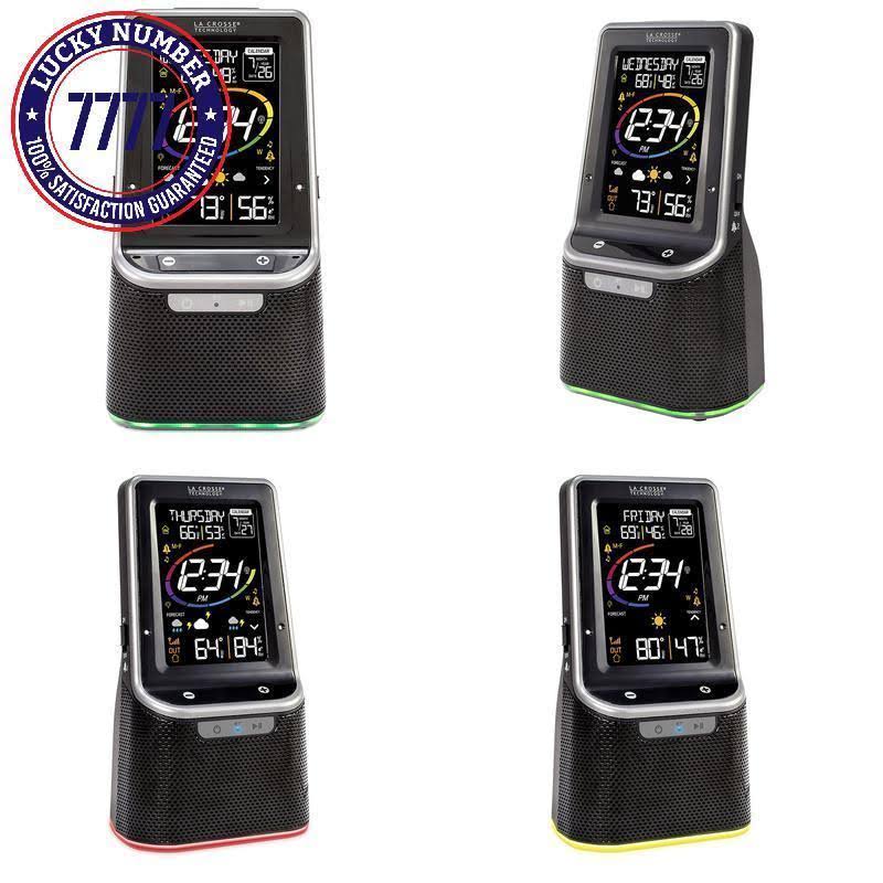 La Crosse Technology Wireless Weather Station with Bluetooth Speaker S87078