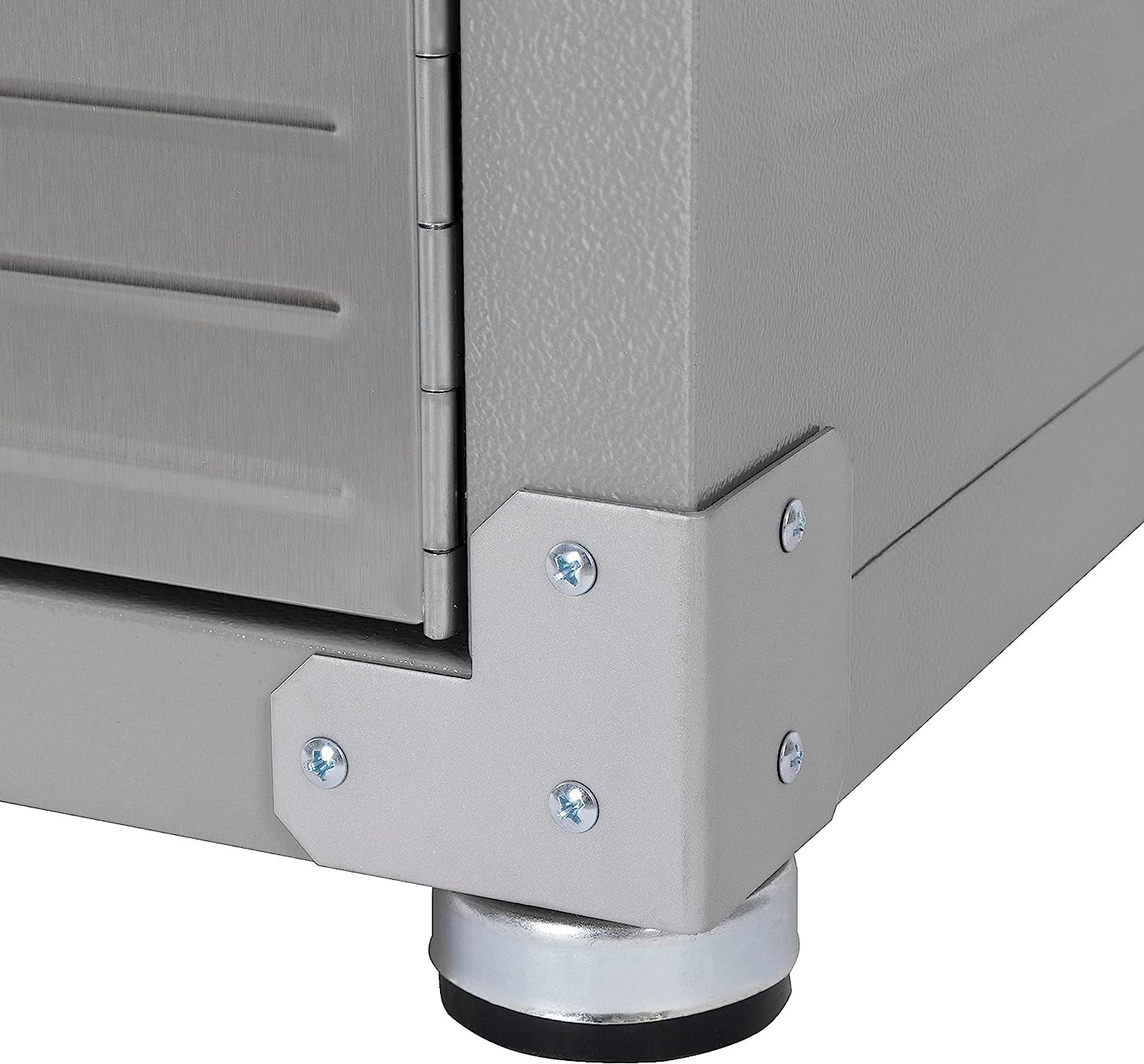 Seville Classics UltraHD Mega Steel Storage Cabinet, 48" W x 24" D x 72" H, Granite