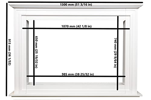 Touchstone Sideline Elite 50-inch Smart Electric Fireplace with Surround Mantel