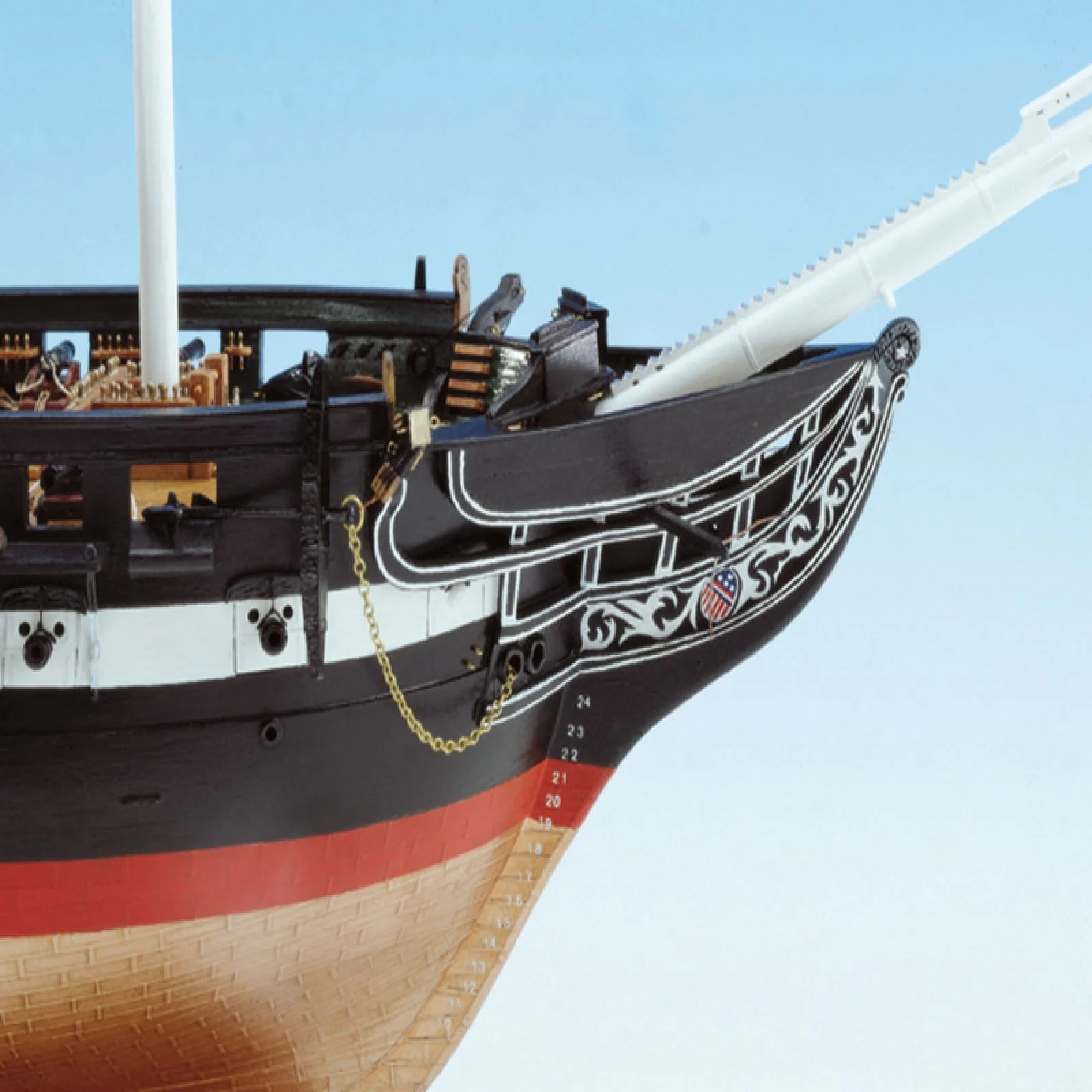 Model Shipways USS CONSTITUTION 48" LONG 1:76 SCALE