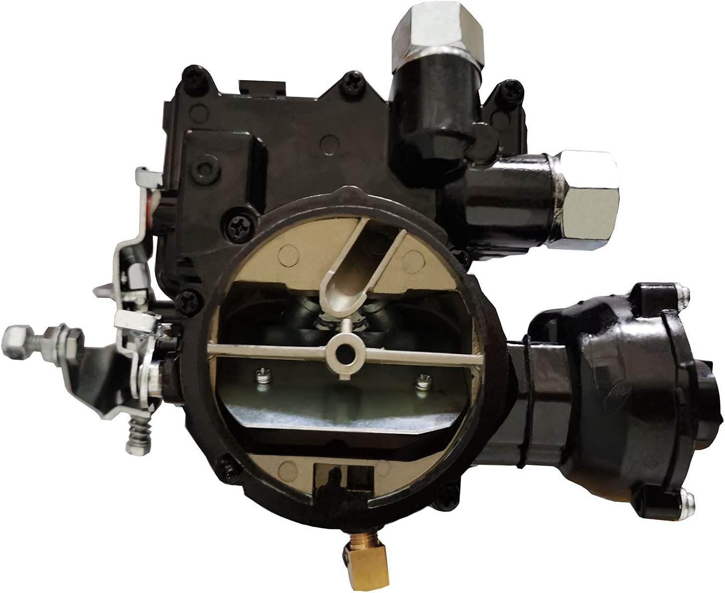 imUfer Marine Carburetor Replacement for Mercruiser 2 Barrel 3.0L 4 CYL with A Long Linkage(Yellow)