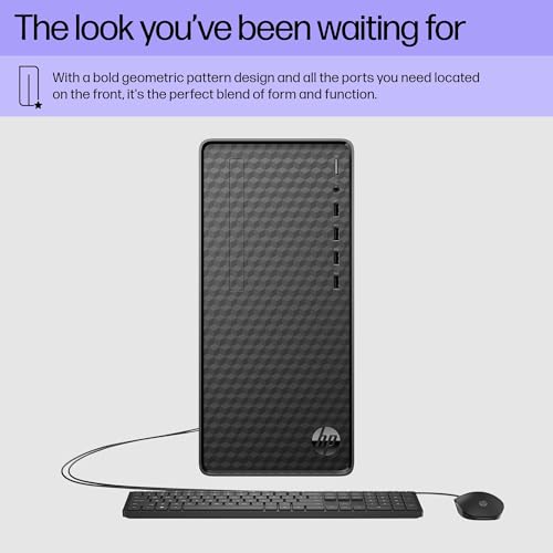 HP Everyday Desktop Computer PC - AMD Ryzen 3 5300G Processor(up to 4GHz), 32GB RAM, 1TB PCIe SSD, 2TB HDD, for Business, Study, Videos, and Gaming, Wi-Fi, Bluetooth, Windows 11 Pro with Gaming Mouse