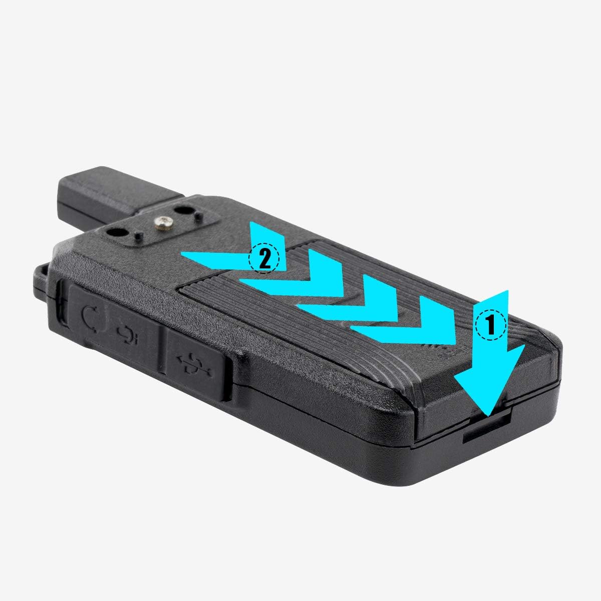 Retevis RT19 Walkie Talkies 20 Pack, Portable FRS Two Way Radios, Walkie Talkies for Adults, Small, Mini, Metal Clip, USB Rechargeable, for Commercial Business