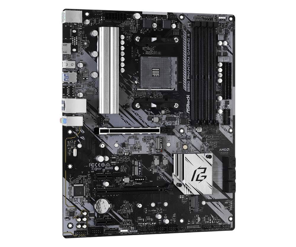 ASRock B550 Phantom Gaming 4 AMD AM4 ATX Motherboard