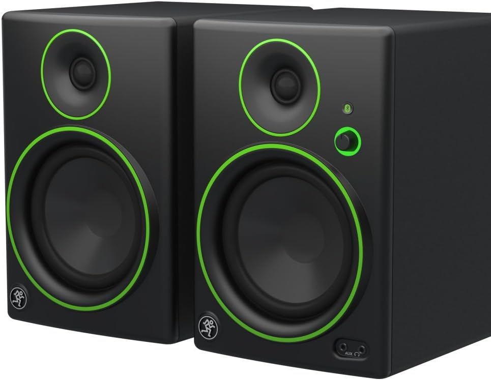 PreSonus AudioBox 96 Audio Interface Full Studio Bundle with Studio One Artist Software Pack with Mackie New! CR3-X BT Creative Multimedia Bluetooth Monitors and 1/4” Instrument Cables