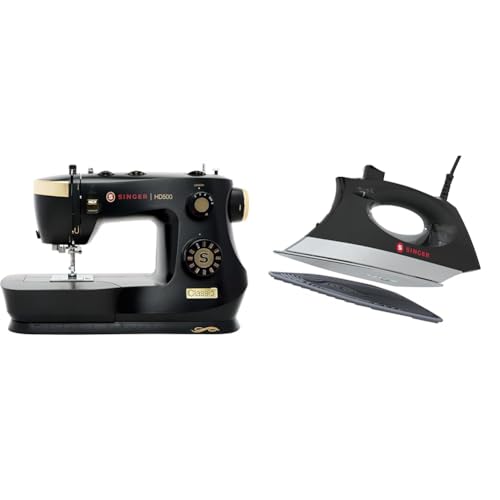 SINGER Heavy Duty 500 Classic Sewing Machine with Accessory Kit | Strong Motor with Enhanced Piercing Power, 23 Built-In Stitches, Full Metal frame, 1-step Buttonhole & LED Light