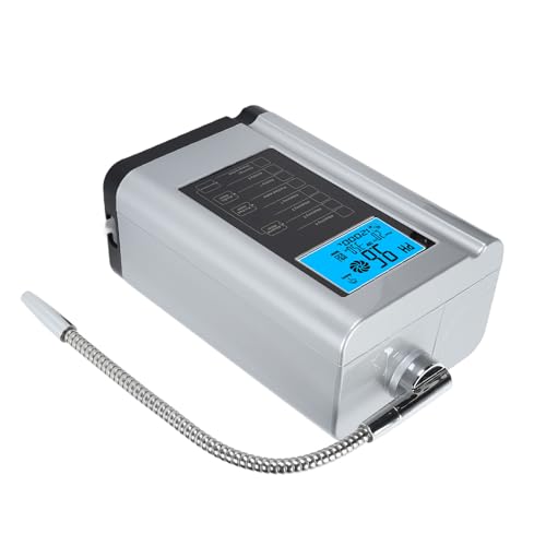 Alkaline Water Ionizer Machine Foldable Stainless Steel Nozzle Hydrogen Rich Water Machine Selfcleaning for Office