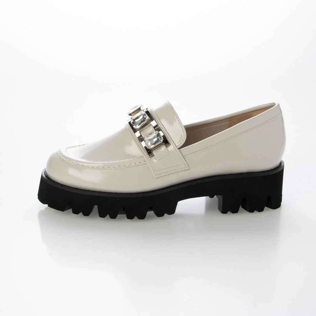 [24SS] Emma Francis Track Sole Beaded Loafers