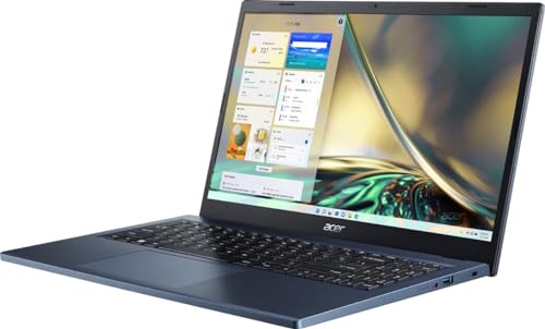 acer Aspire 3 Thin & Light Laptop, 15.6" FHD IPS Touch Display, AMD Ryzen 5 7520U, 8GB LPDDR5, 1TB SSD, Wi-Fi 6, Bluetooth, Windows 11 Home, Steam Blue with Accessories