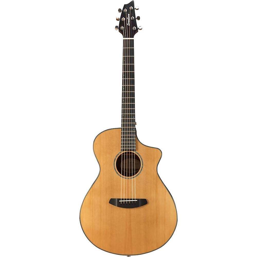 Breedlove Pursuit Concert All-gloss Red Cedar-Ovangkol Acoustic-Electric Guitar with Gig Bag Natural 190839784766