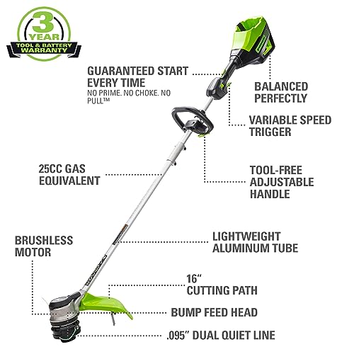 Greenworks 80V 21" Cordless Battery Push Lawn Mower,730 CFM Cordless Battery Leaf Blower,Combo Kit w/(1) 4Ah Battery & (1) 4A Rapid Charger