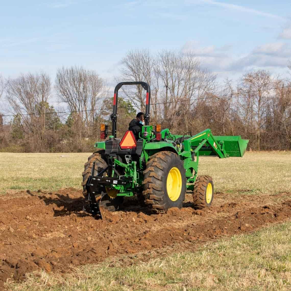 Titan Attachments 18-in Double Bottom Tow-Behind Moldboard Turn Plow, Category 1, 3-Point Hitch