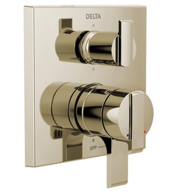 Delta T27967 Ara Angular Modern Monitor 17 Series Valve Trim with 6-Setting Integrated Diverter Chrome