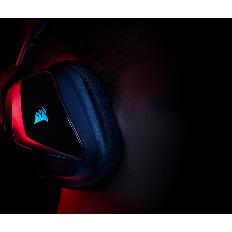 Corsair Void Pro RGB USB Headset - Stereo - Carbon - USB - Wired - 32 Kilo Ohm - 20 Hz - 20 kHz - Over-the-head - Binaural - Cir