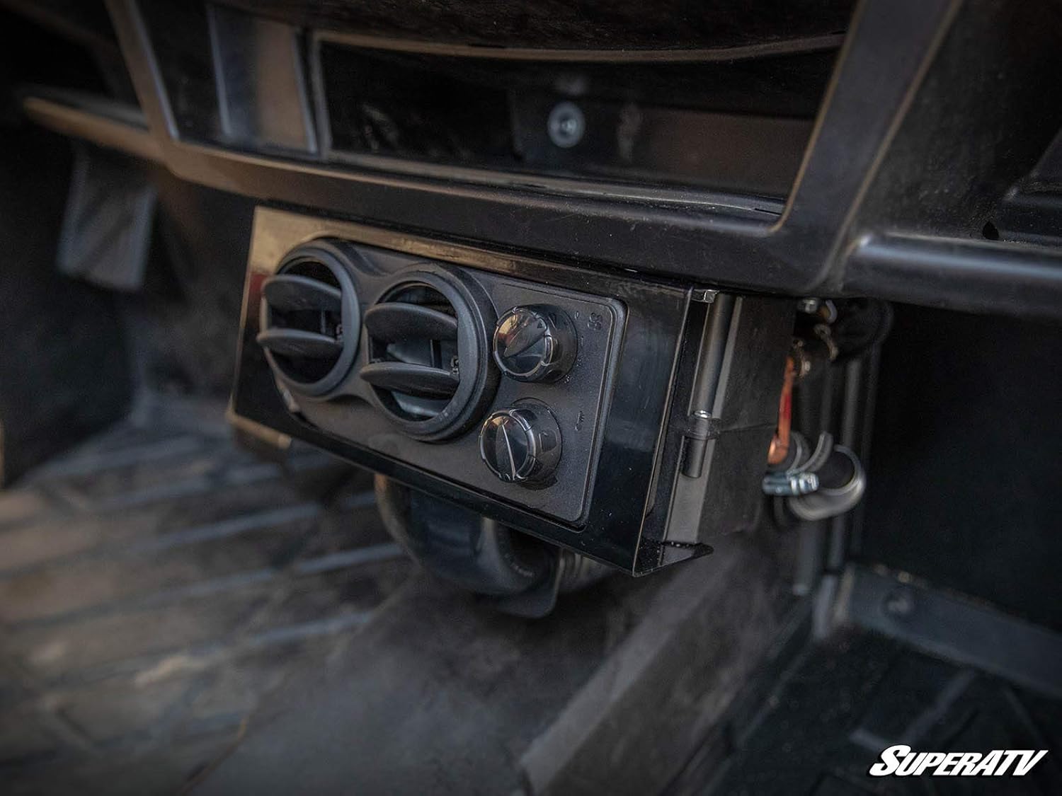SuperATV Cab Heater for 2018+ Polaris Ranger XP 1000 / 2019+ Polar Ranger XP 1000 Crew - Adjustable Temperature & Fan Speeds!