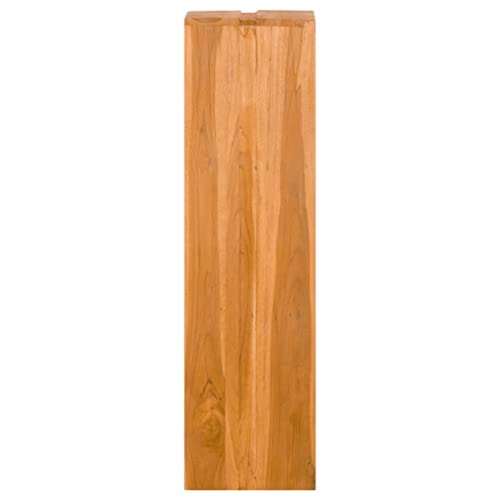 Bookcases & Standing Shelves Bookshelf 11.8"x11.8"x43.3" Solid Wood Teak,Sturdy Teak Bookshelf with 2 Shelves for Books, Magazines, and Decor Furniture for Home Office