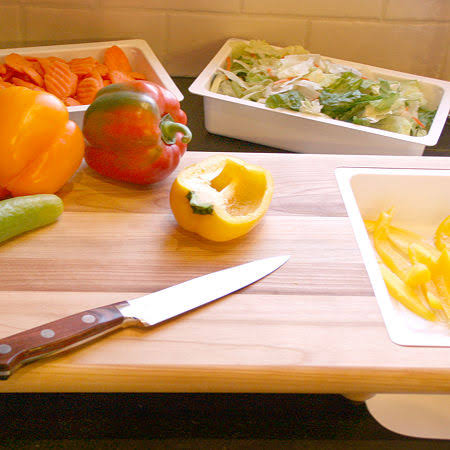 Catskill Cut N Catch Over Sink Cutting Board