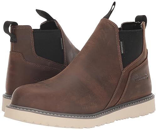 Wolverine Men's Trade Wedge Waterproof Steel Toe Romeo Construction Boot