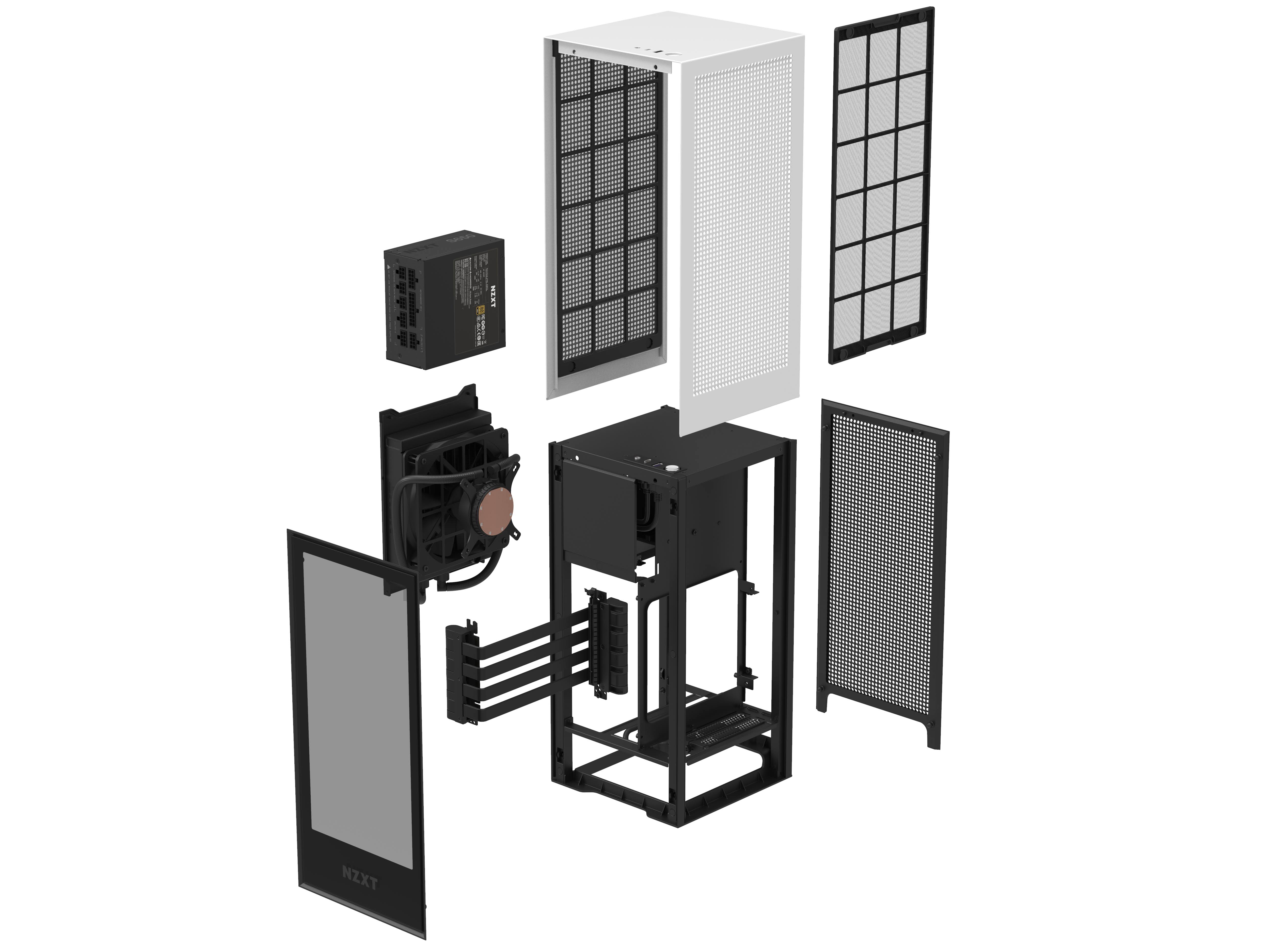 NZXT H1 Mini-ITX Matte White Computer Case