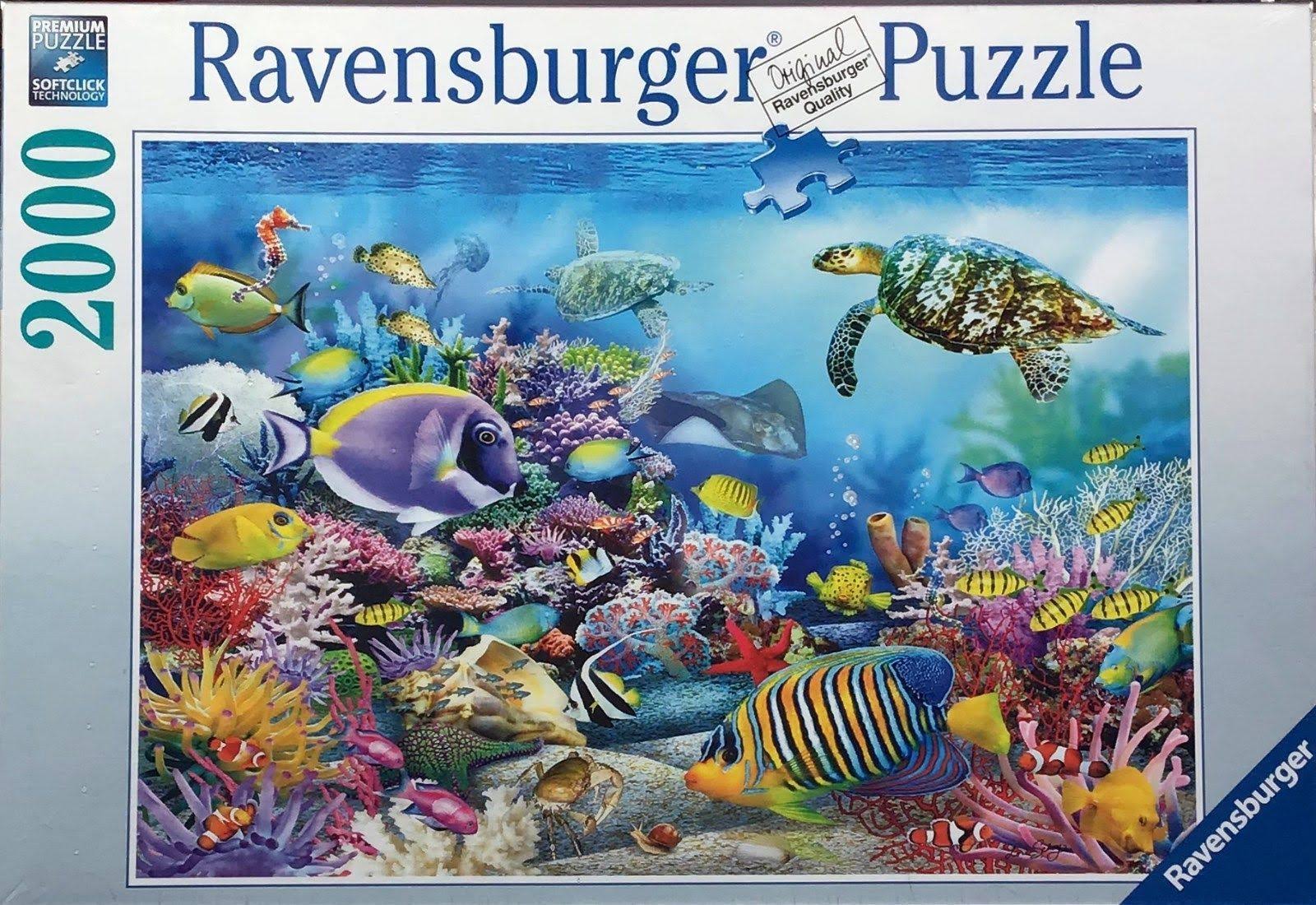 Ravensburger Coral Reef Majesty 2000 Piece Jigsaw Puzzle, Multicolor