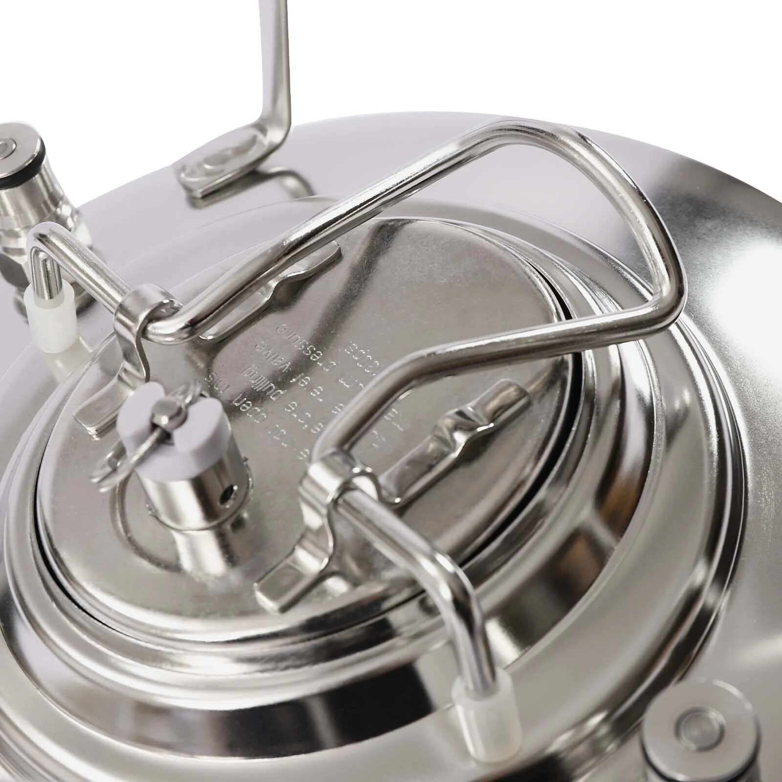 Miumaeov Stainless Steel 1.6 Gallon Mini Ball Lock Keg System For Small Batch HomeBrewing Beer Brewing Strap Handle
