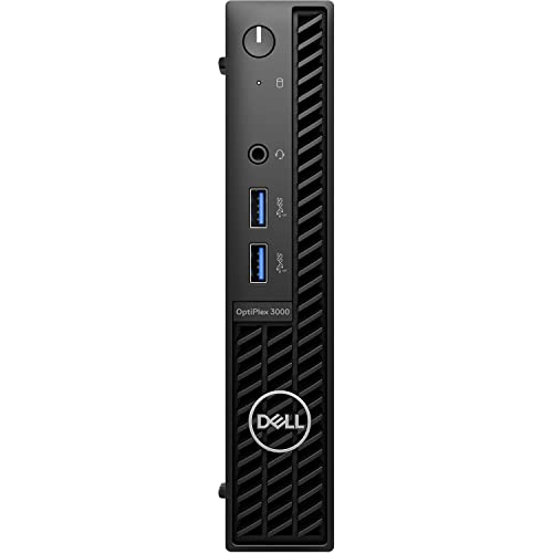 Dell Newest 2023 Optiplex 3000 Mini Desktop (Intel i5-12500T 6-Core, 32GB RAM, 512GB PCIe SSD, Intel UHD, WiFi 6, Bluetooth 5.2, RJ-45, USB 3.2, Display Port, Black, Win 11 Pro)