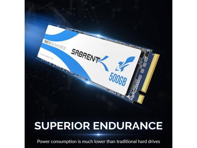 Sabrent Rocket Q 500GB NVMe PCIe M.2 2280 Internal SSD High Performance Solid State Drive (SB-RKTQ-500)