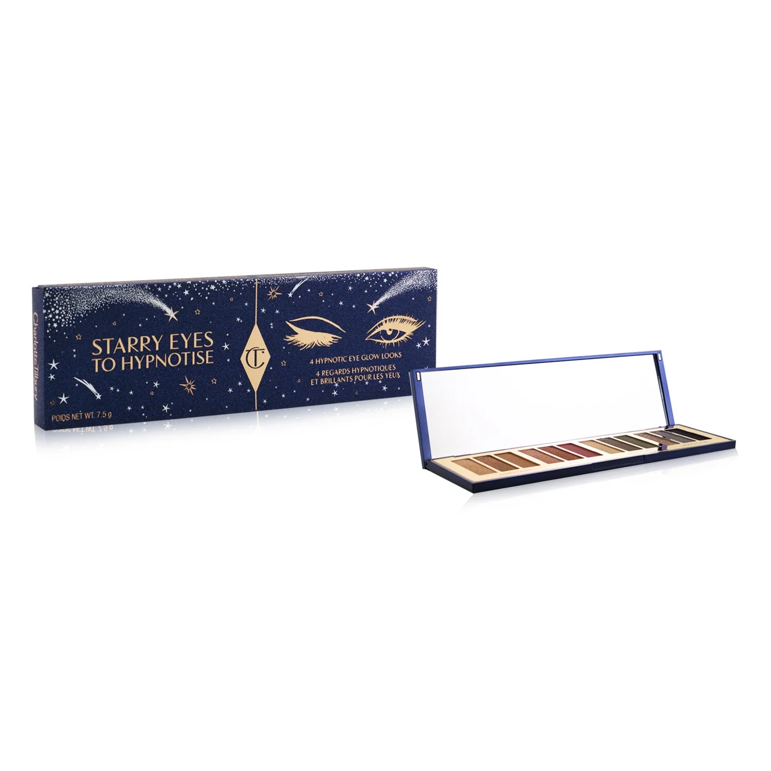 Charlotte Tilbury Starry Eyes To Hypnotise Eyeshadow Palette (12x Eyeshadow) (Limited Edition) (Box Slightly Damaged)  7.5g/0.26oz