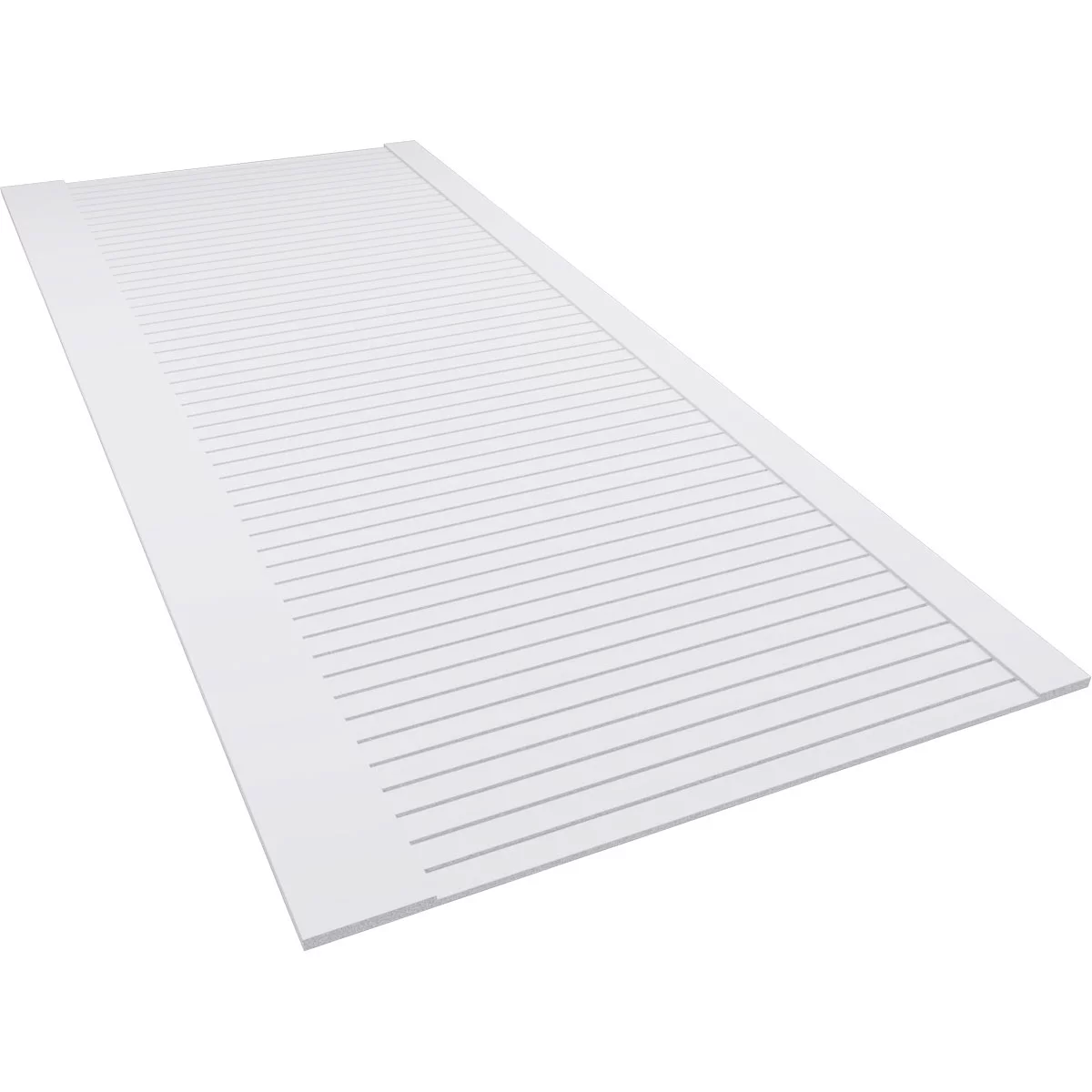 Ekena Millwork 40"H x 94 1/2"W Beadboard PVC Wainscot Paneling Kit