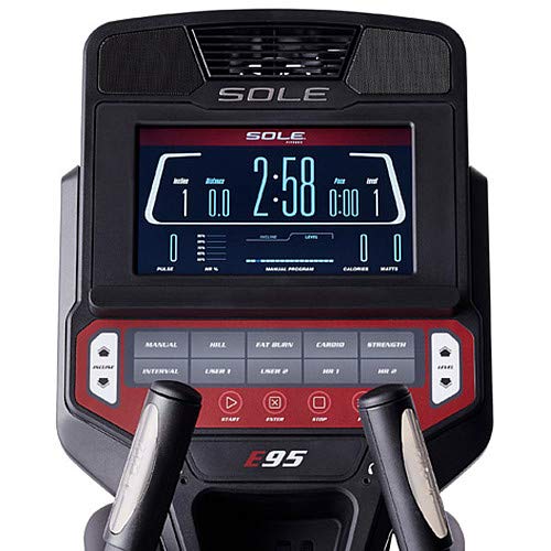 SOLE Fitness Elliptical Exercise Machines, Models E25, E35, E95, E95S, E98, Elliptical Machines for Home Use, Home Exercise Equipment for Cardio Training, Work from Home Fitness Stepper Machine