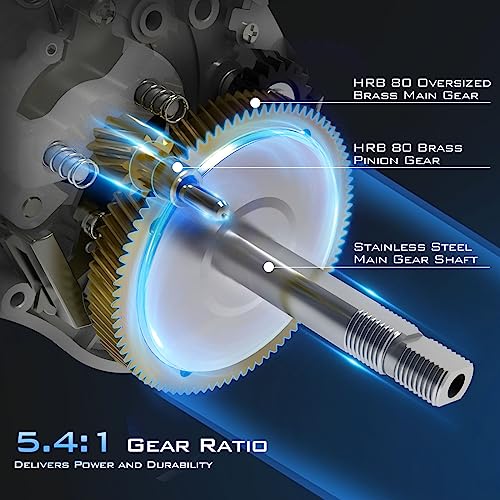 KastKing Kapstan Elite 300 Baitcasting Fishing Reel, Low Profile, Large Capacity Casting Reel, Graphite Frame, 35 lbs. Drag 5.4:1 Ratio, 6+1 Double Shielded/SS BB Centrifugal Braking, Aluminum Handle