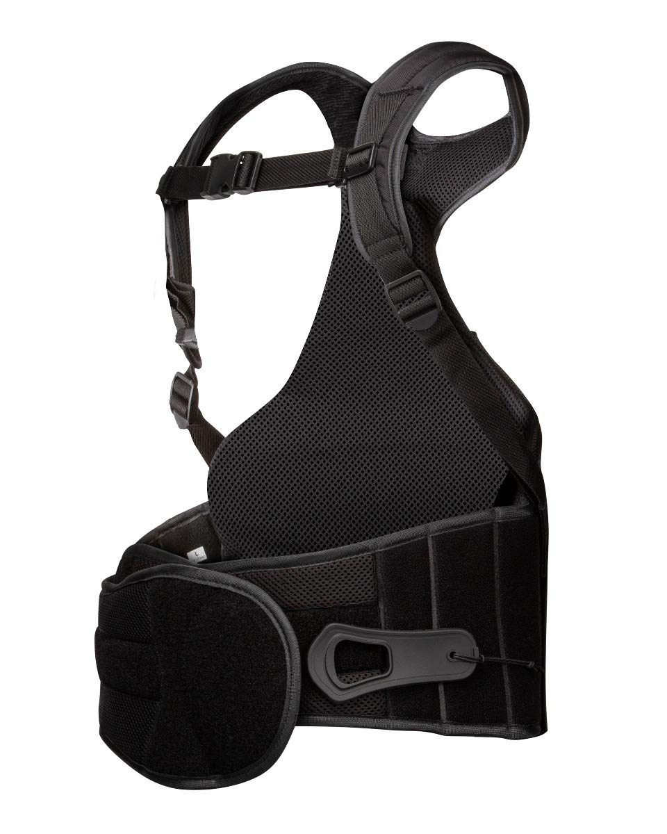 TLSO Thoracic Medical Back Brace PDAC L0456 L0457 - Pain Relief and Straightener for Fractures, Post Op, Herniated Disc, DDD and Spinal Trauma, Mild Scoliosis, Kyphosis, Osteoporosis by Brace Align (One Size)