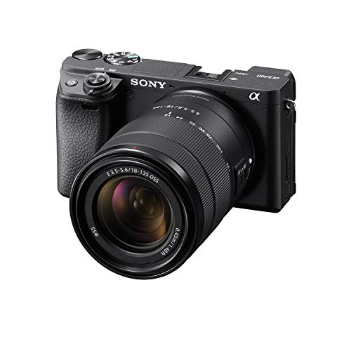 Sony Alpha a6400 Mirrorless Camera: Compact APS-C Interchangeable Lens Digital Camera with Real-Time Eye Auto Focus, 4K Video, Flip Screen & 16-50mm Lens - E Mount Compatible - ILCE-6400L/B, Black