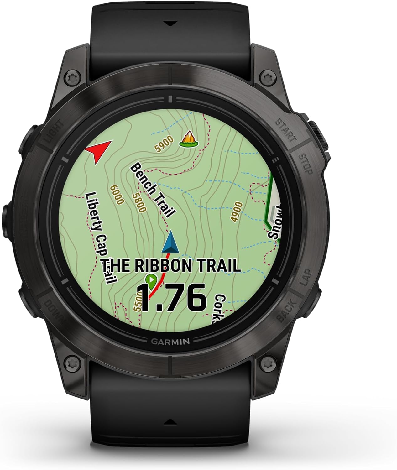 Epix Pro Gen 2 Sapphire Titanium 51 mm Watch, AMOLED Display, Up to 31 Days Battery Life, Multisport & Outdoor GPS Smartwatch Bundle, Compatible with Garmin